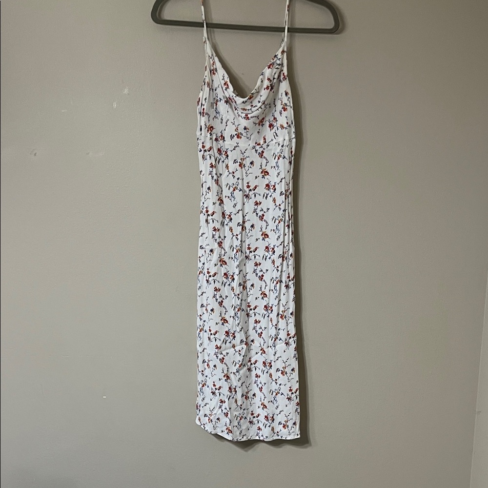 Reformation White Floral Maxi Dress